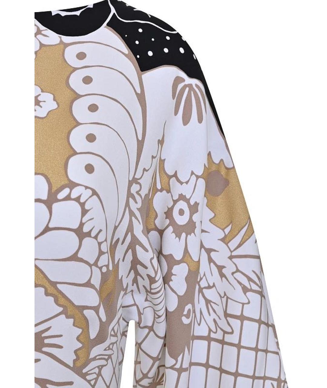 VALENTINO Мульти шелковое повседневное платье, фото 5