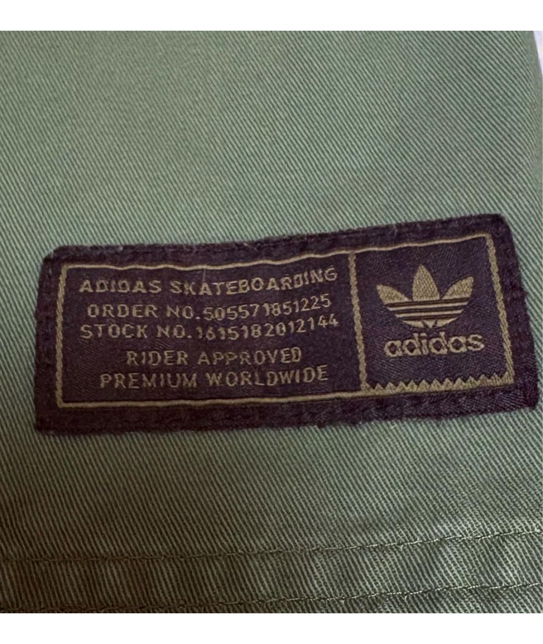 ADIDAS Зеленая хлопковая кэжуал рубашка, фото 6