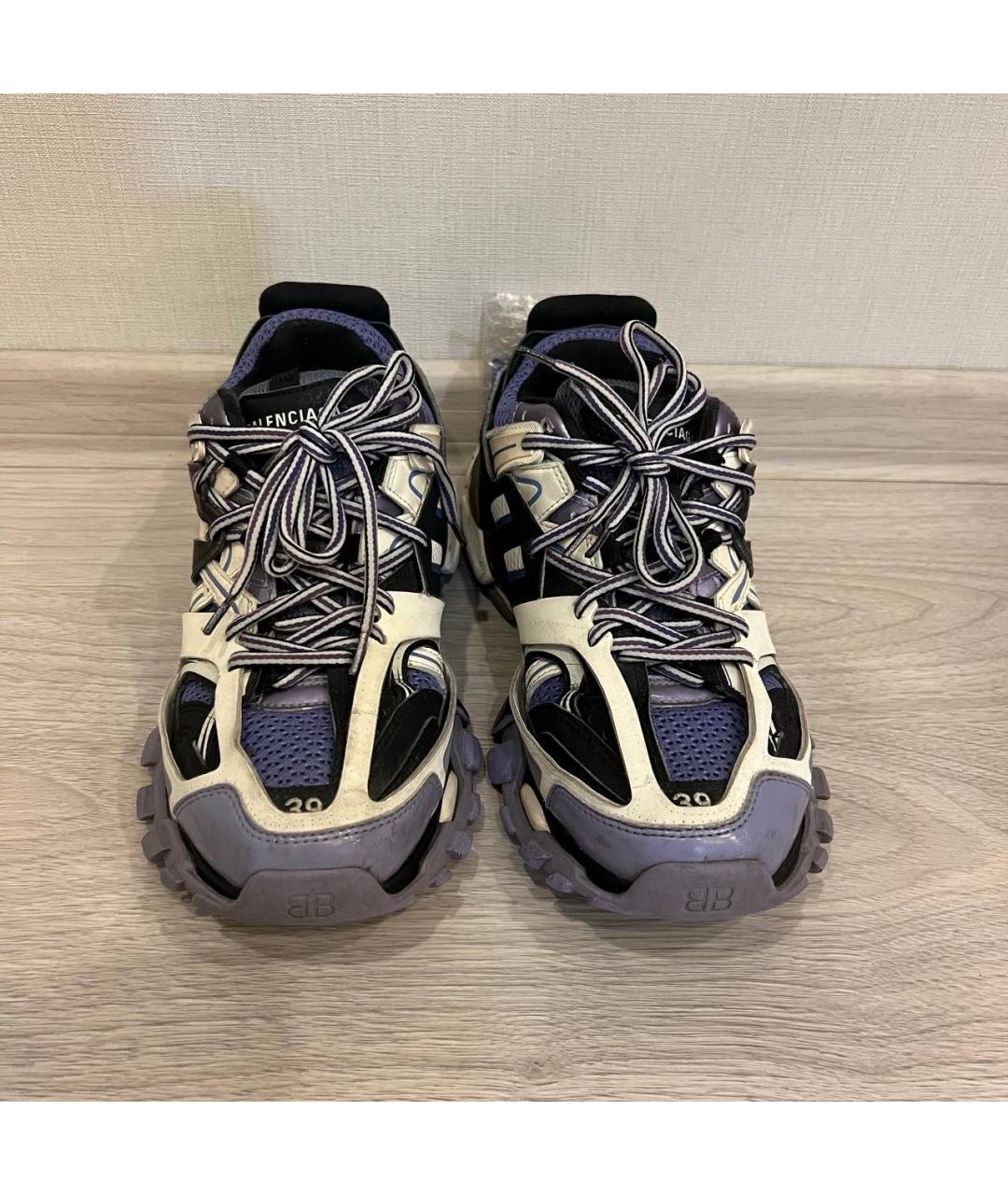 BALENCIAGA Синие текстильные кроссовки, фото 2