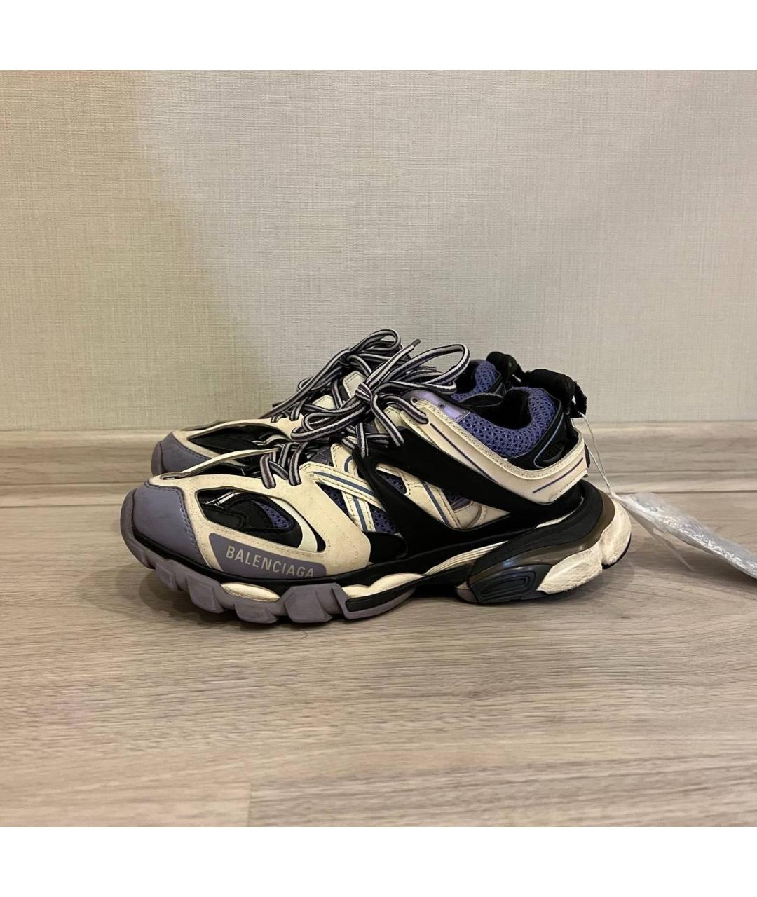 BALENCIAGA Синие текстильные кроссовки, фото 3