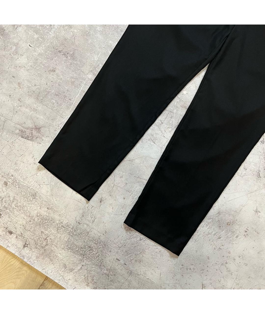 RALPH LAUREN Черные полиэстеровые классические брюки, фото 2