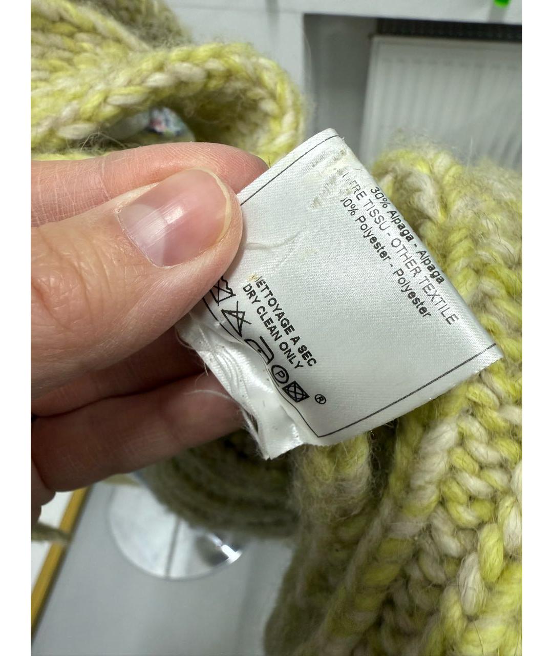 JOHN GALLIANO Зеленый шерстяной кардиган, фото 7