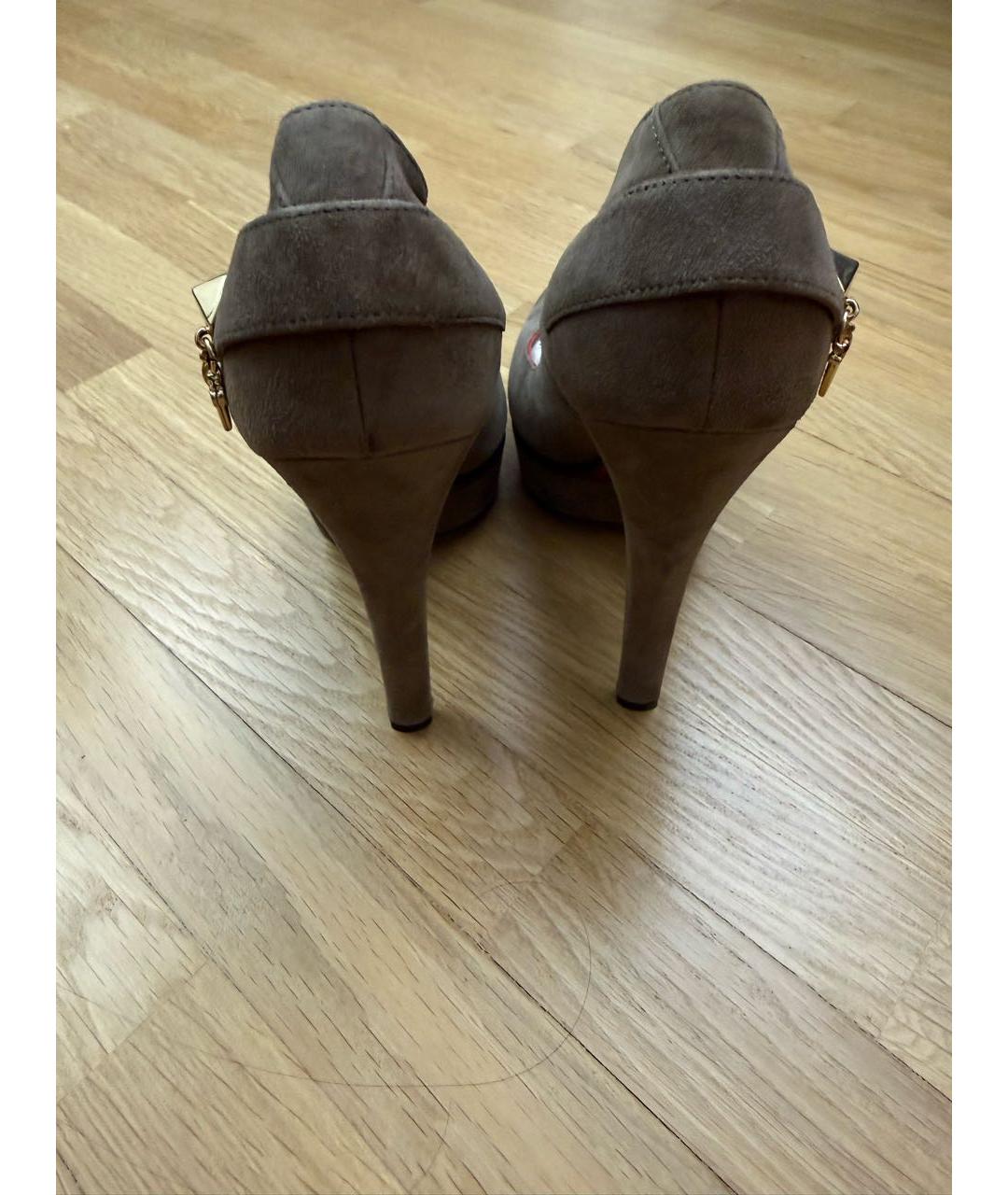 CESARE PACIOTTI Серые замшевые туфли, фото 4