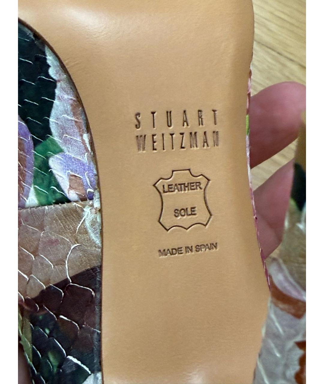 STUART WEITZMAN Мульти туфли, фото 6