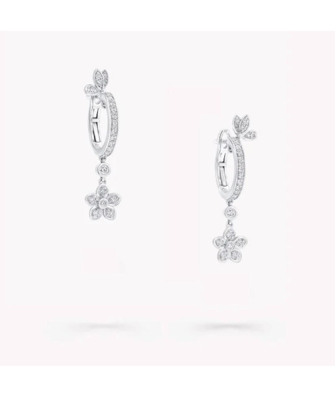 GRAFF Серебряные серьги из белого золота, фото 5