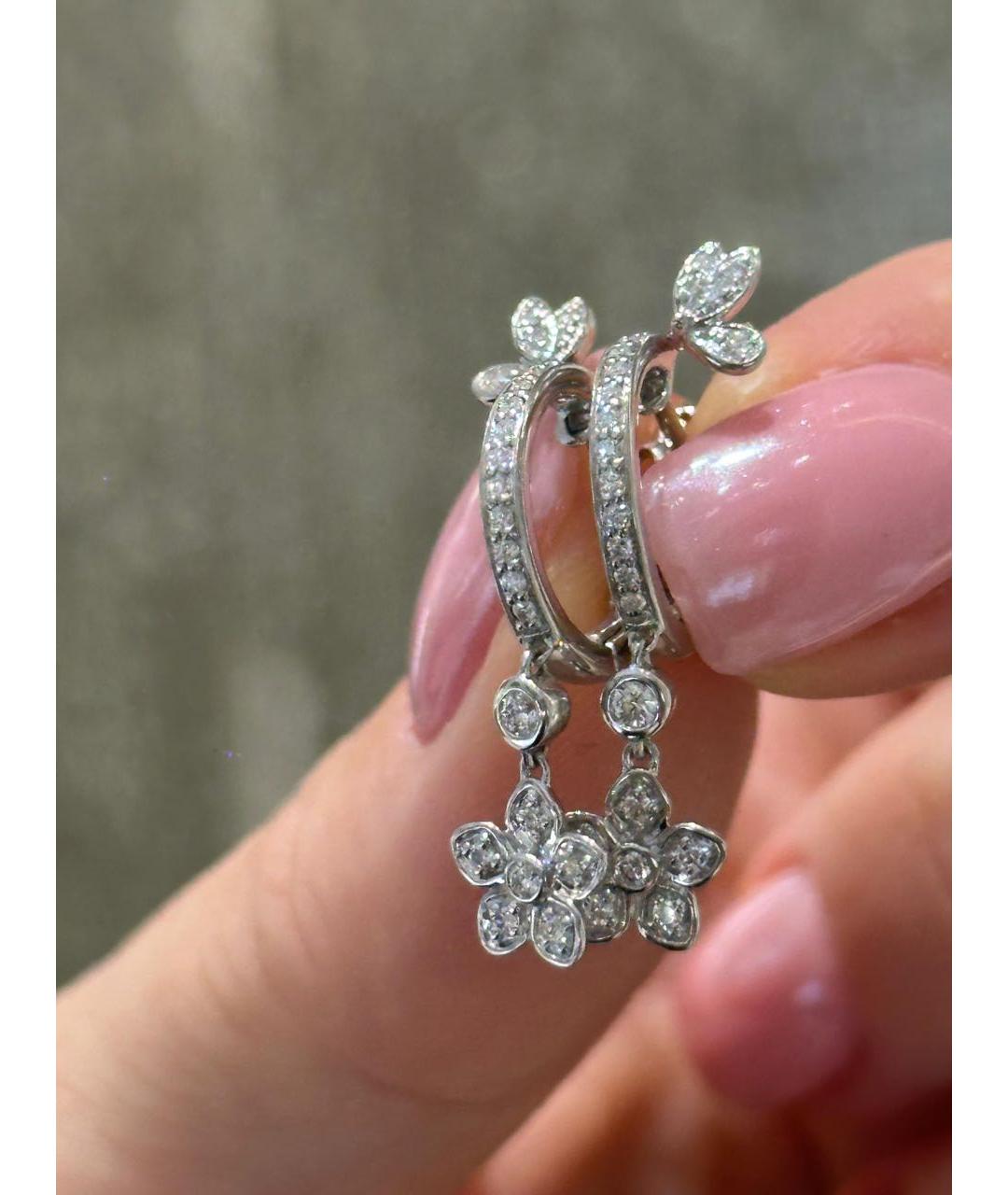 GRAFF Серебряные серьги из белого золота, фото 3