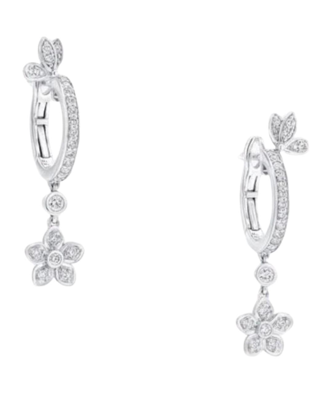 GRAFF Серебряные серьги из белого золота, фото 1