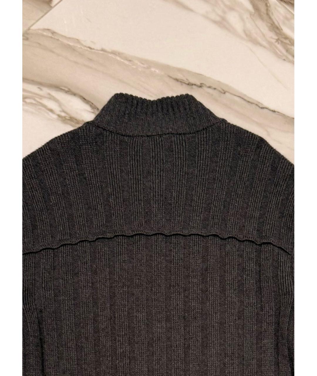 DOLCE&GABBANA Серый шерстяной кардиган, фото 4