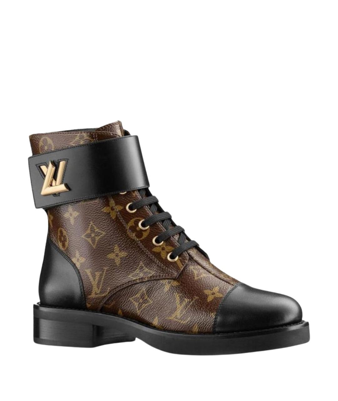 LOUIS VUITTON Коричневые ботинки, фото 1