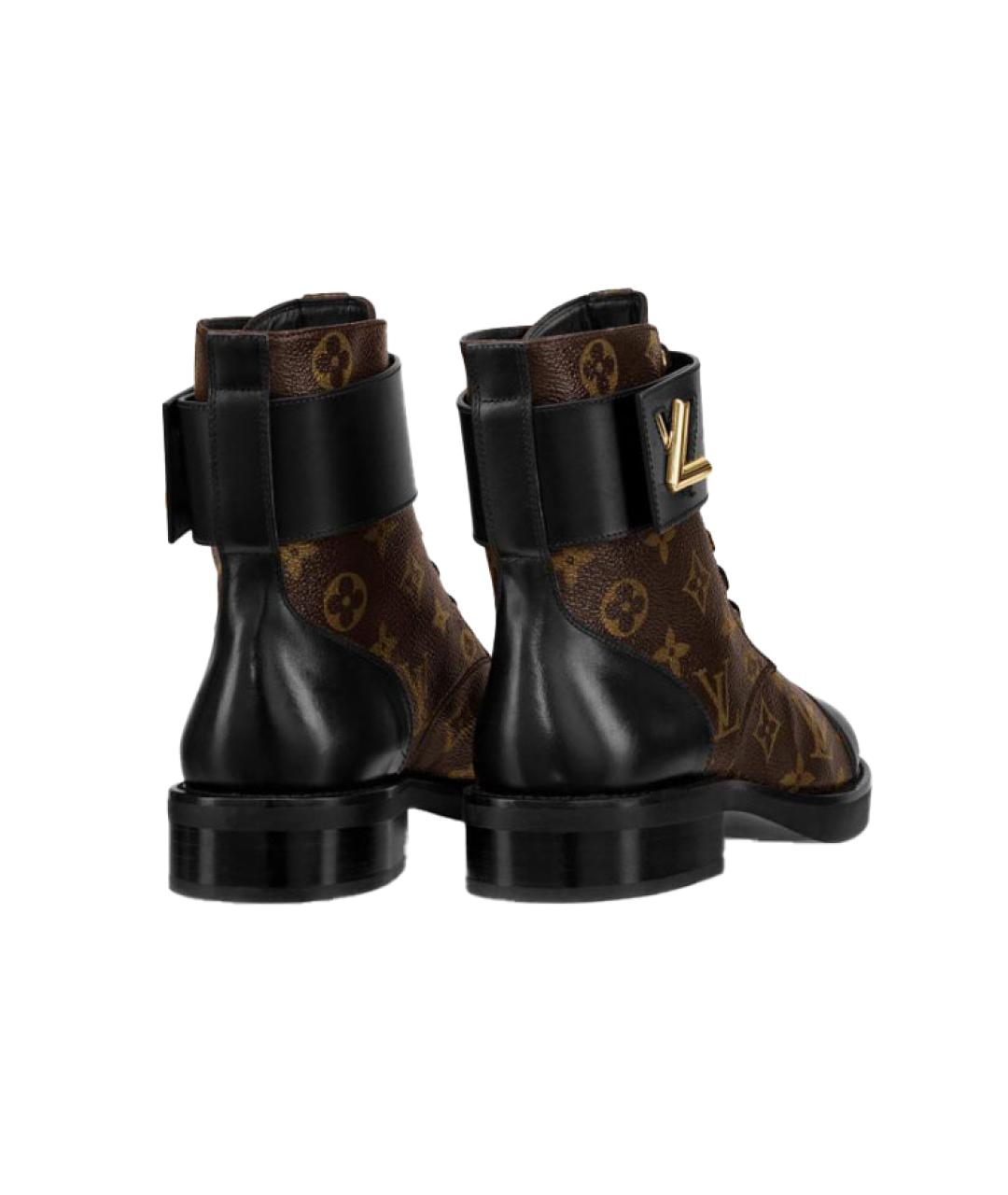 LOUIS VUITTON Коричневые ботинки, фото 5