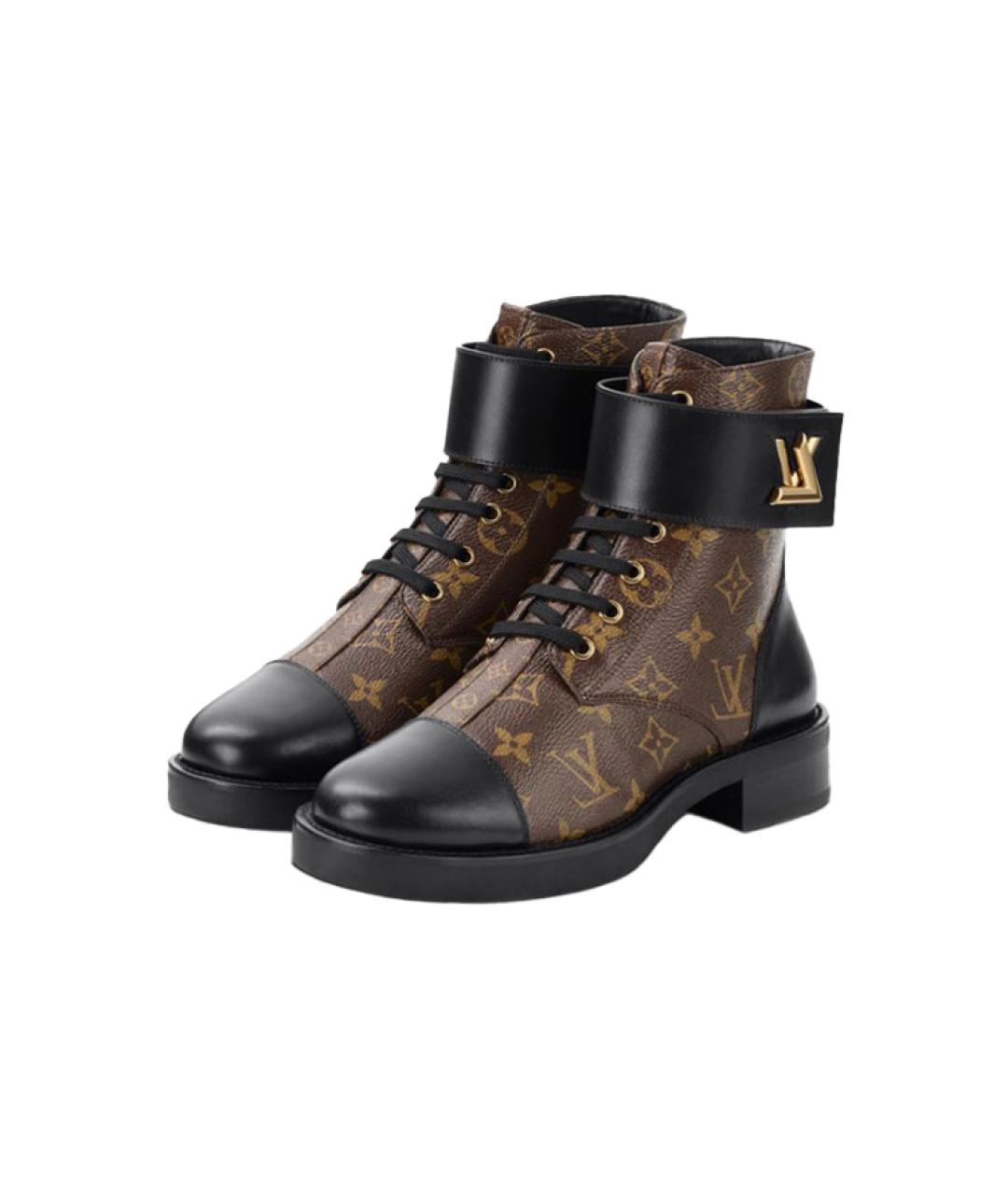 LOUIS VUITTON Коричневые ботинки, фото 3
