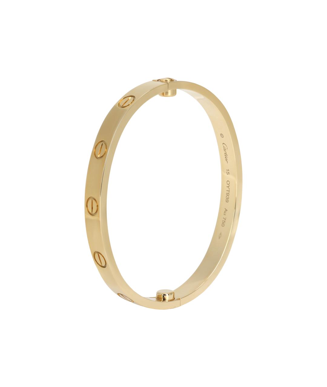 CARTIER Золотой браслет из желтого золота, фото 4