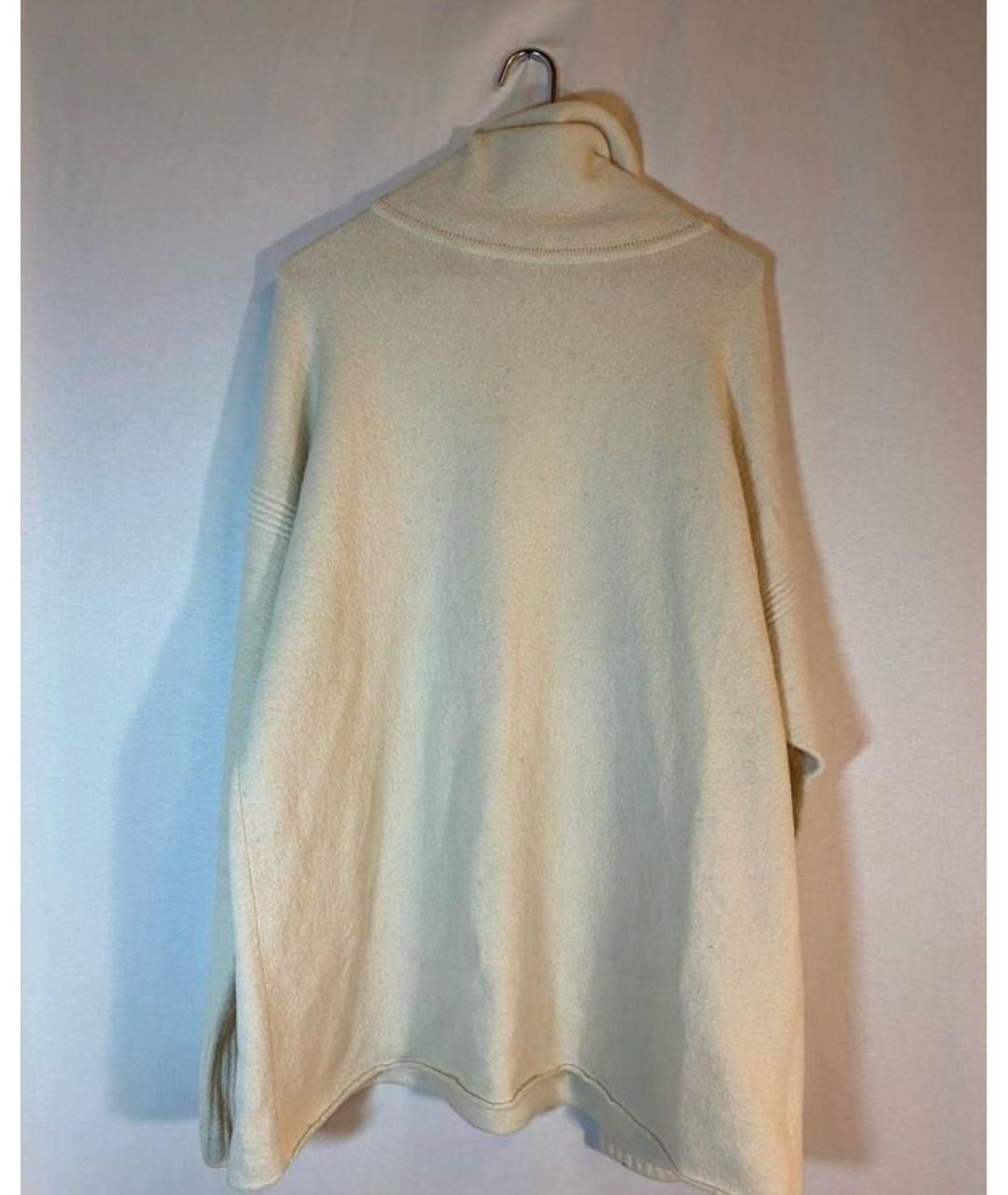 ISSEY MIYAKE Бежевый шерстяной джемпер / свитер, фото 2