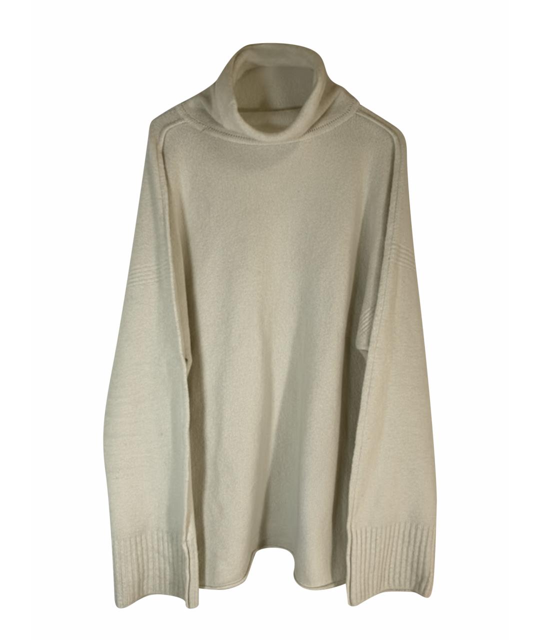 ISSEY MIYAKE Бежевый шерстяной джемпер / свитер, фото 9