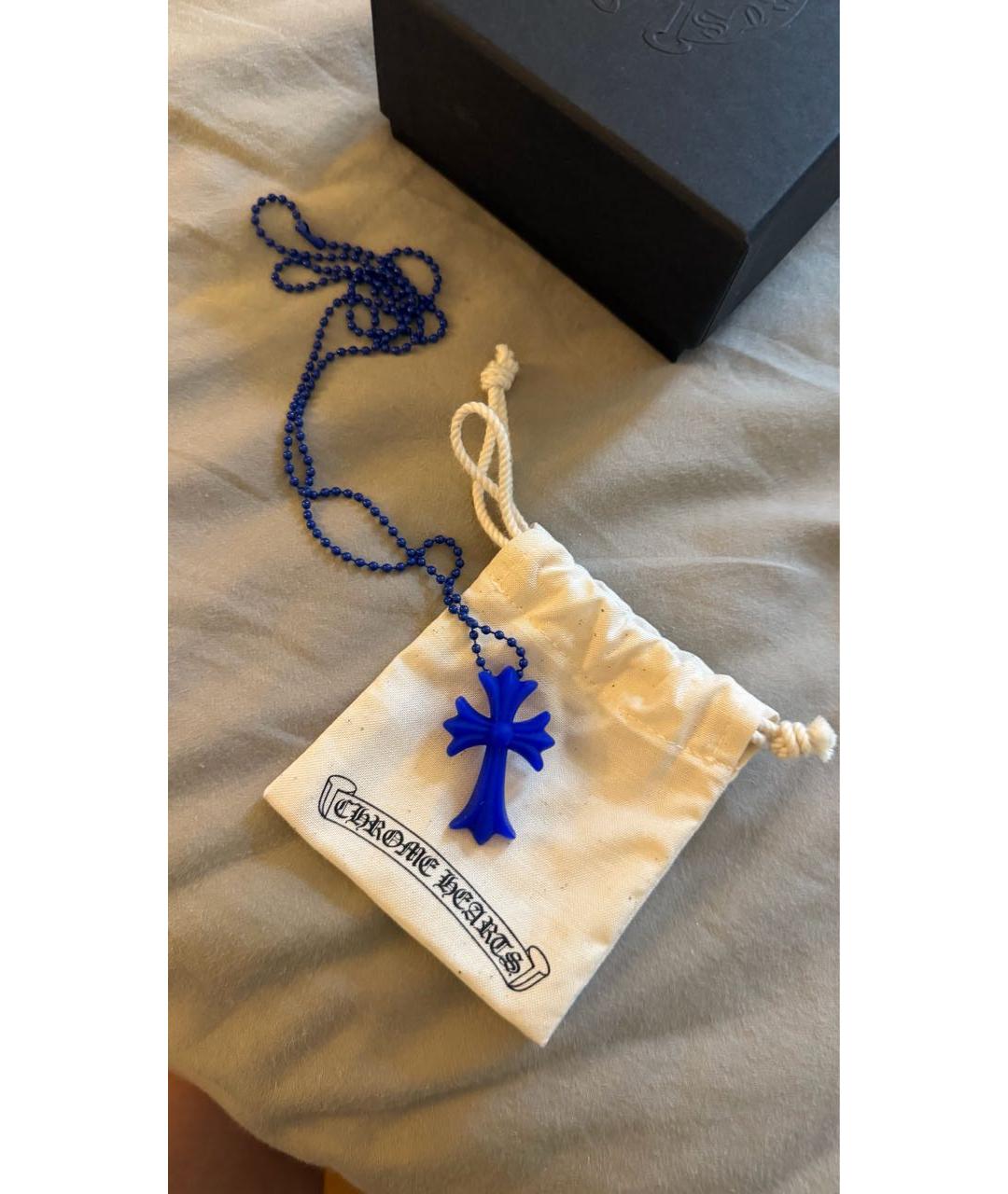 CHROME HEARTS Темно-синяя подвеска, фото 3