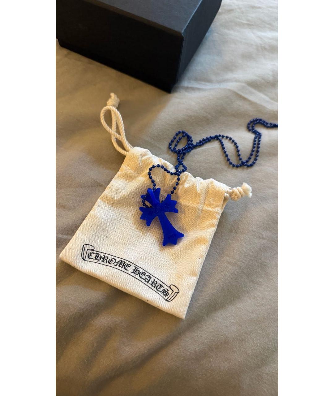 CHROME HEARTS Темно-синяя подвеска, фото 2