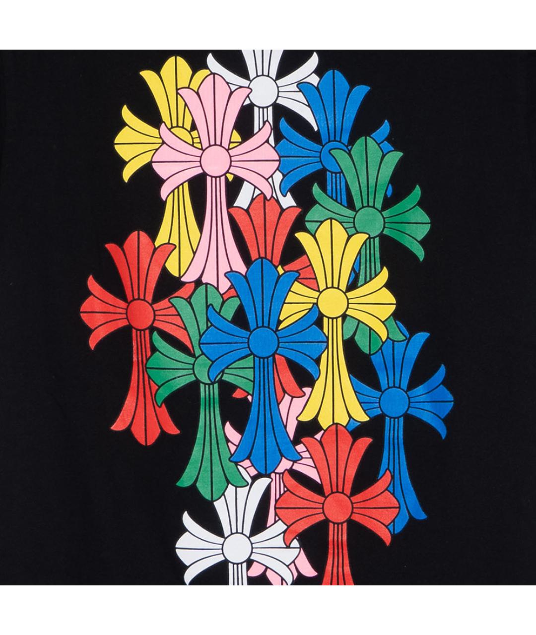 CHROME HEARTS Черная футболка, фото 4