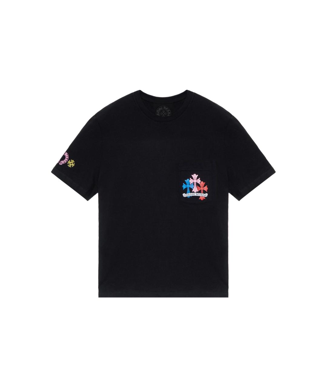 CHROME HEARTS Черная футболка, фото 5