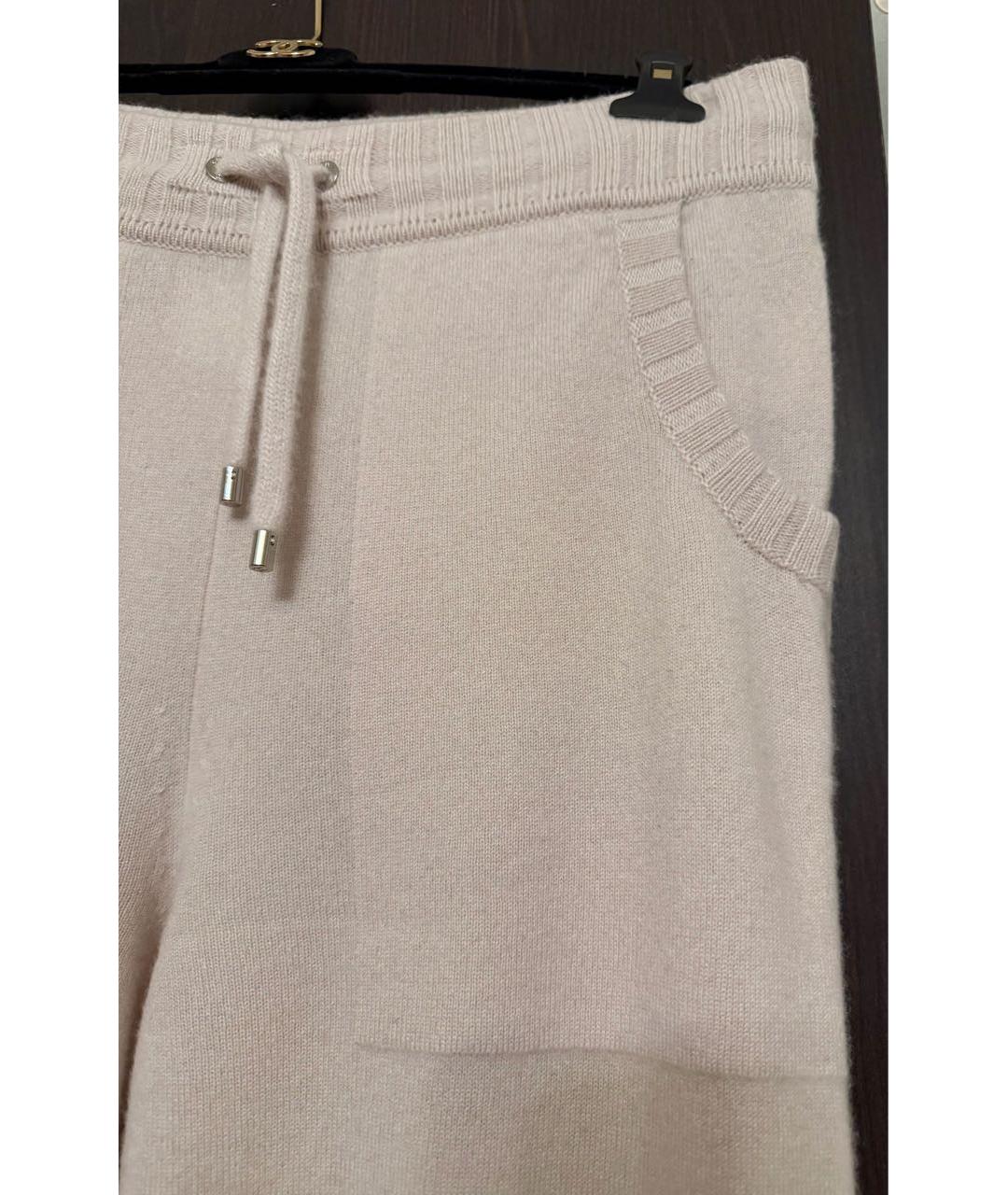 CHANEL Белые кашемировые прямые брюки, фото 2