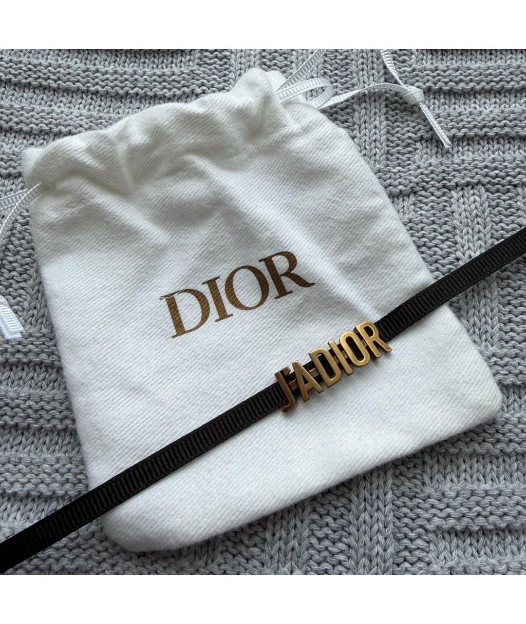 CHRISTIAN DIOR Черный чокер, фото 3