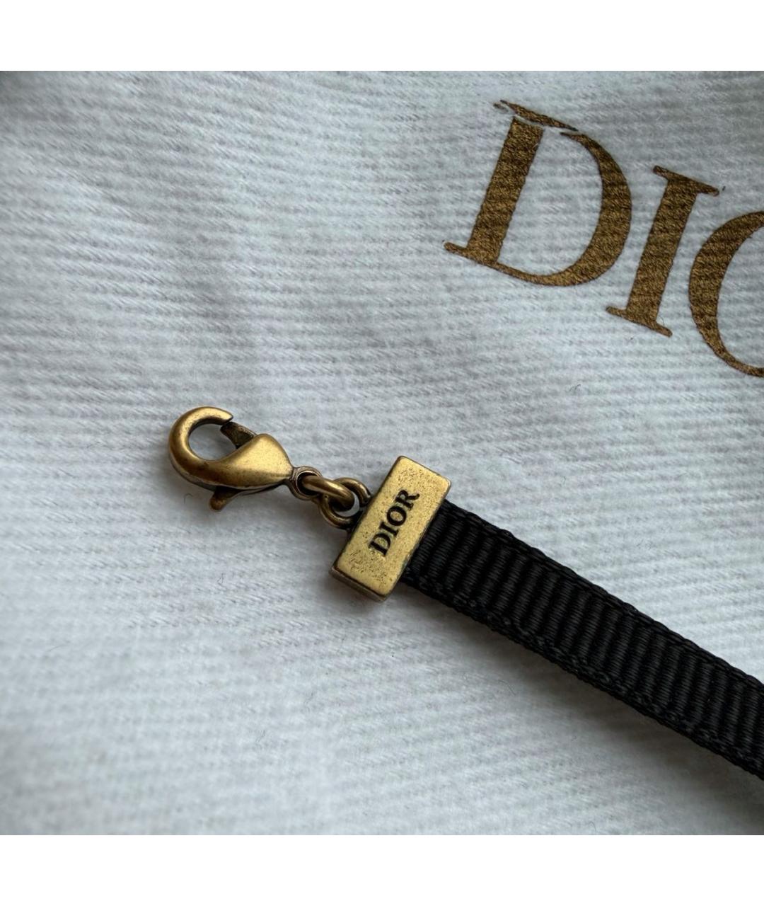 CHRISTIAN DIOR Черный чокер, фото 6