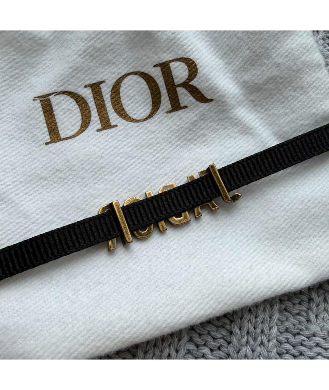 CHRISTIAN DIOR Черный чокер, фото 4