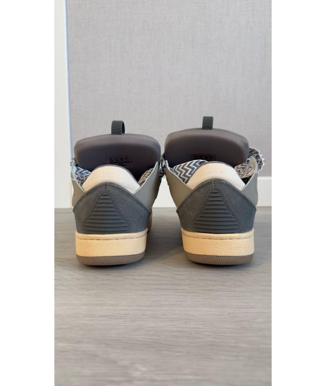 LANVIN Бежевые низкие кроссовки / кеды, фото 3