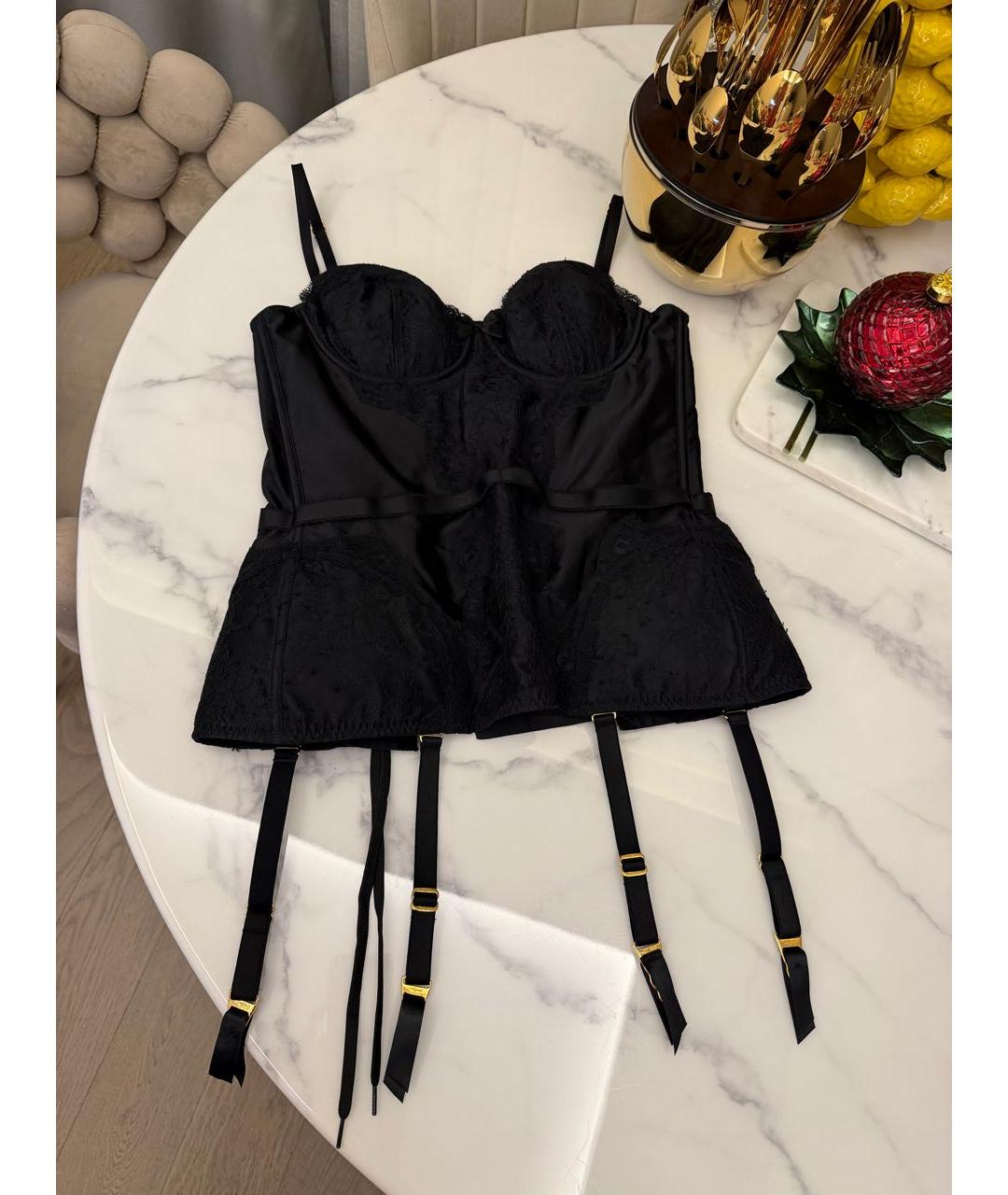 AGENT PROVOCATEUR Черный кружевной корсет, фото 9