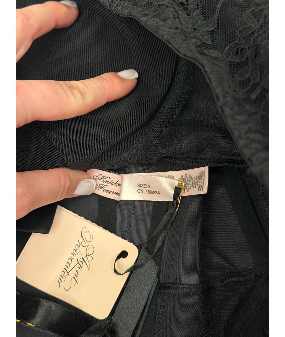 AGENT PROVOCATEUR Черный кружевной корсет, фото 6