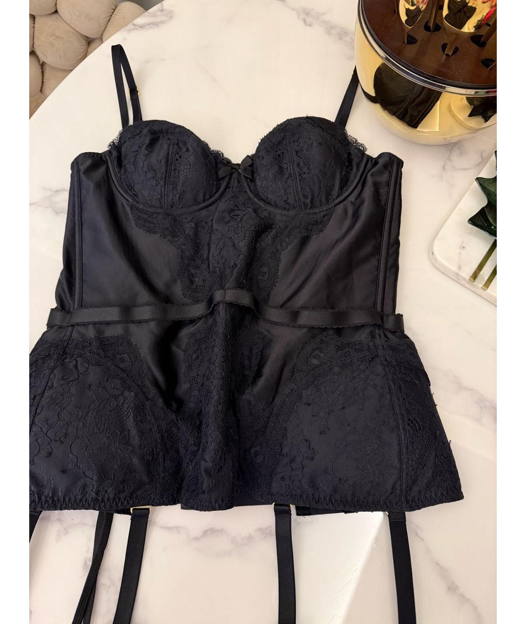 AGENT PROVOCATEUR Черный кружевной корсет, фото 2