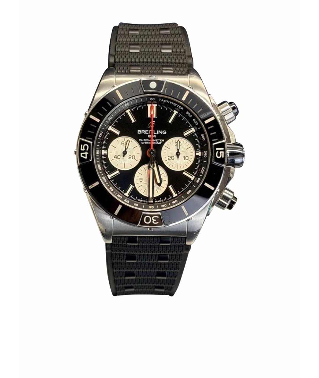 BREITLING Черные металлические часы, фото 1