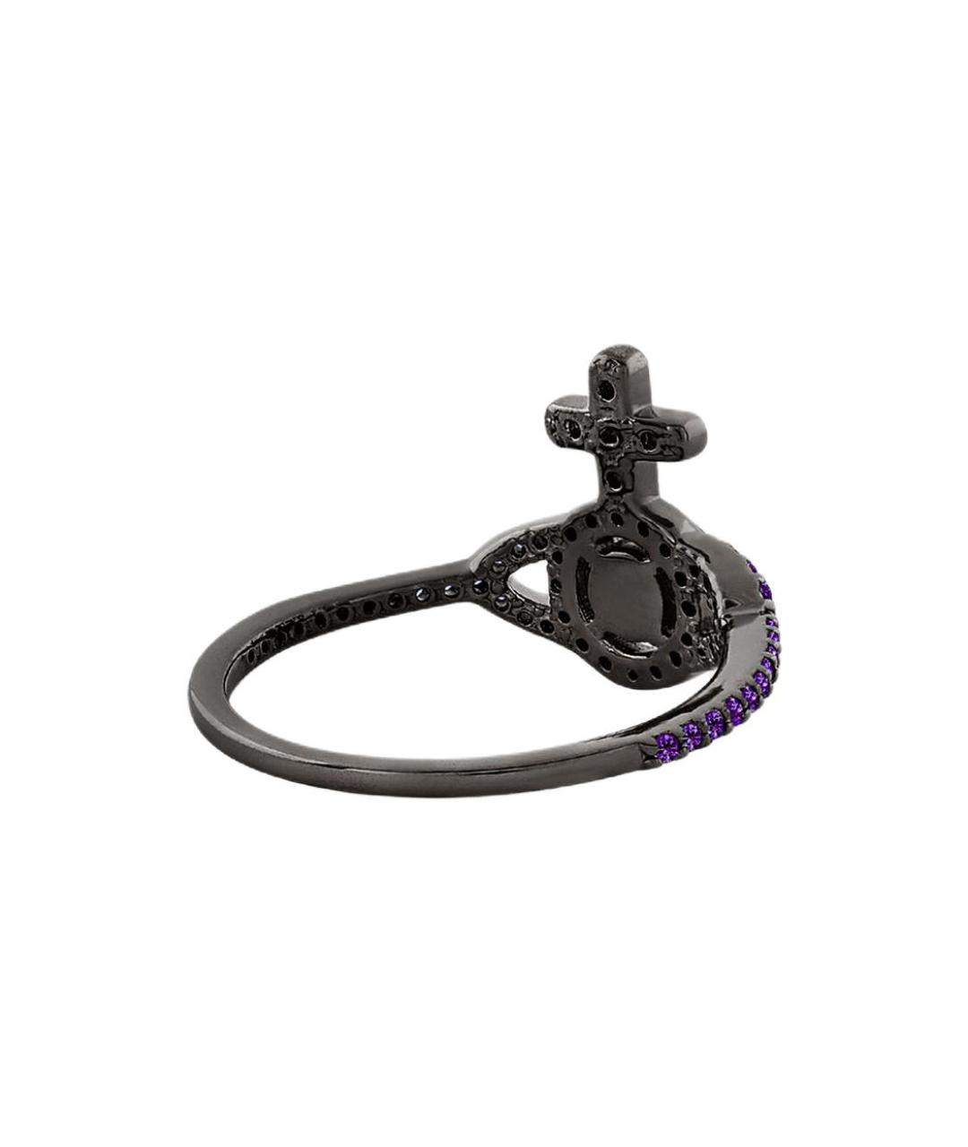 VIVIENNE WESTWOOD Фиолетовое серебряное кольцо, фото 3