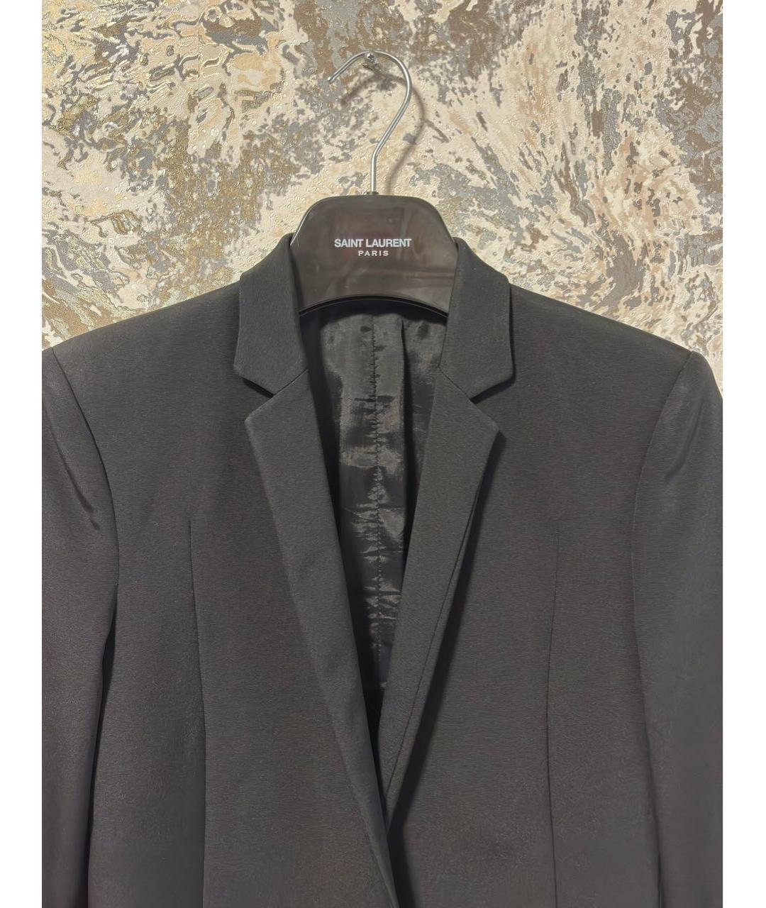 GUCCI Черный полиэстеровый жакет/пиджак, фото 3