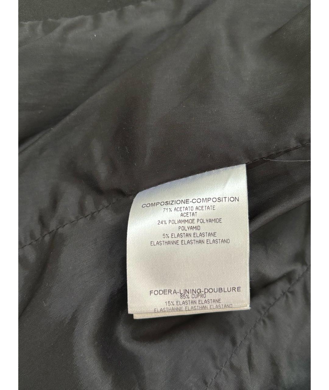 GUCCI Черный полиэстеровый жакет/пиджак, фото 6