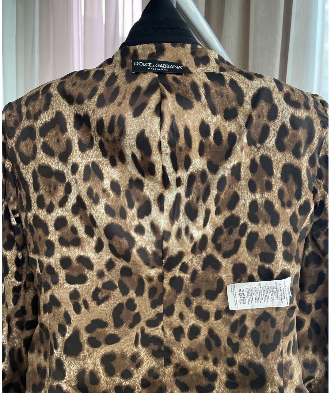 DOLCE&GABBANA Черный шерстяной жакет/пиджак, фото 3