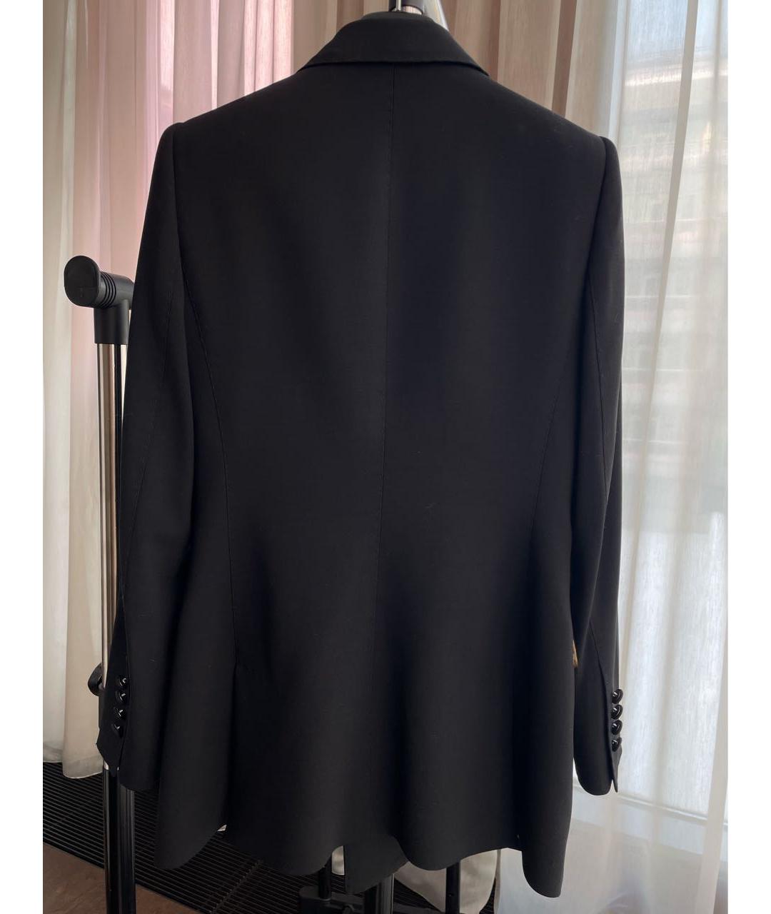 DOLCE&GABBANA Черный шерстяной жакет/пиджак, фото 2