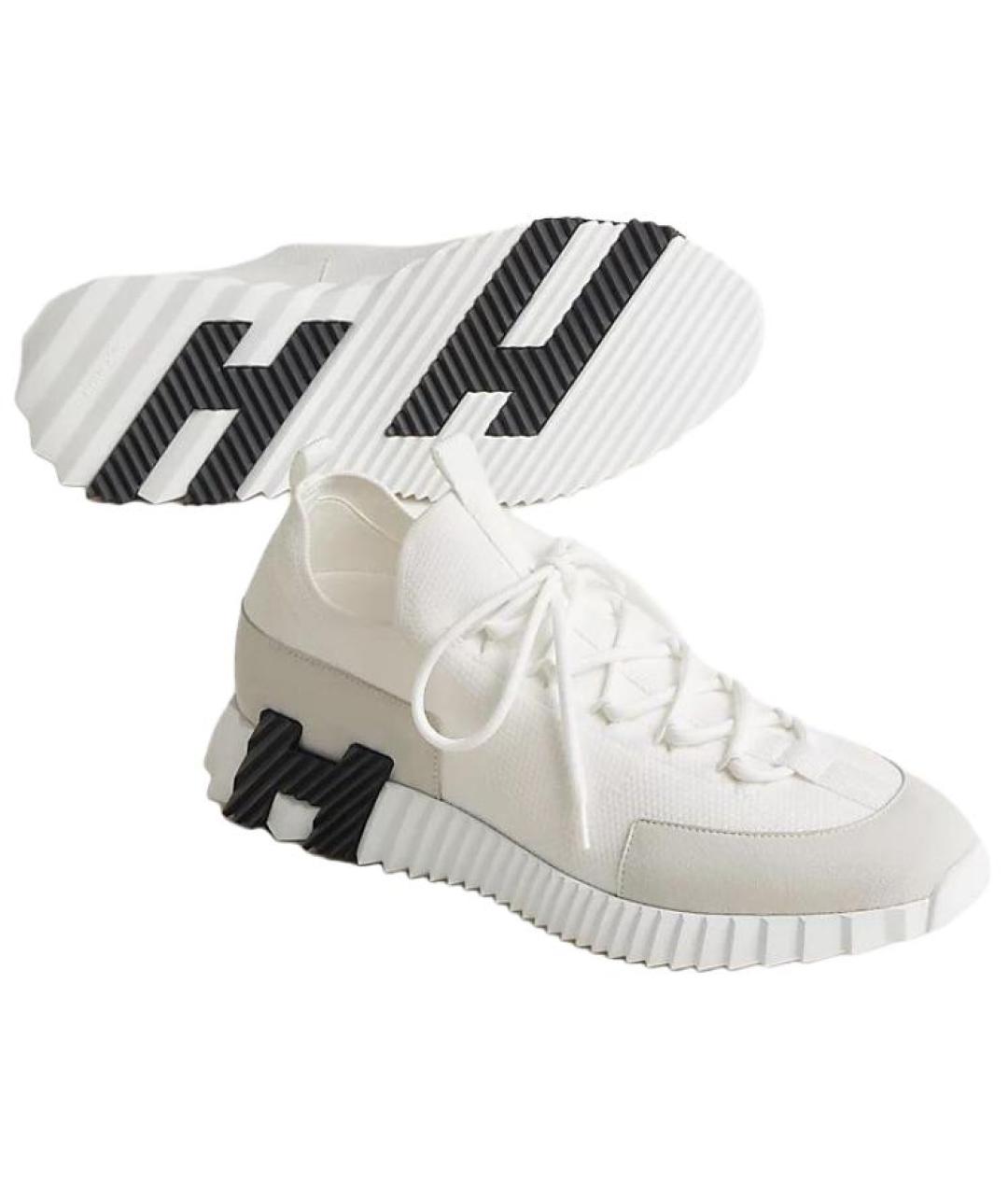 HERMES Белые низкие кроссовки / кеды, фото 5