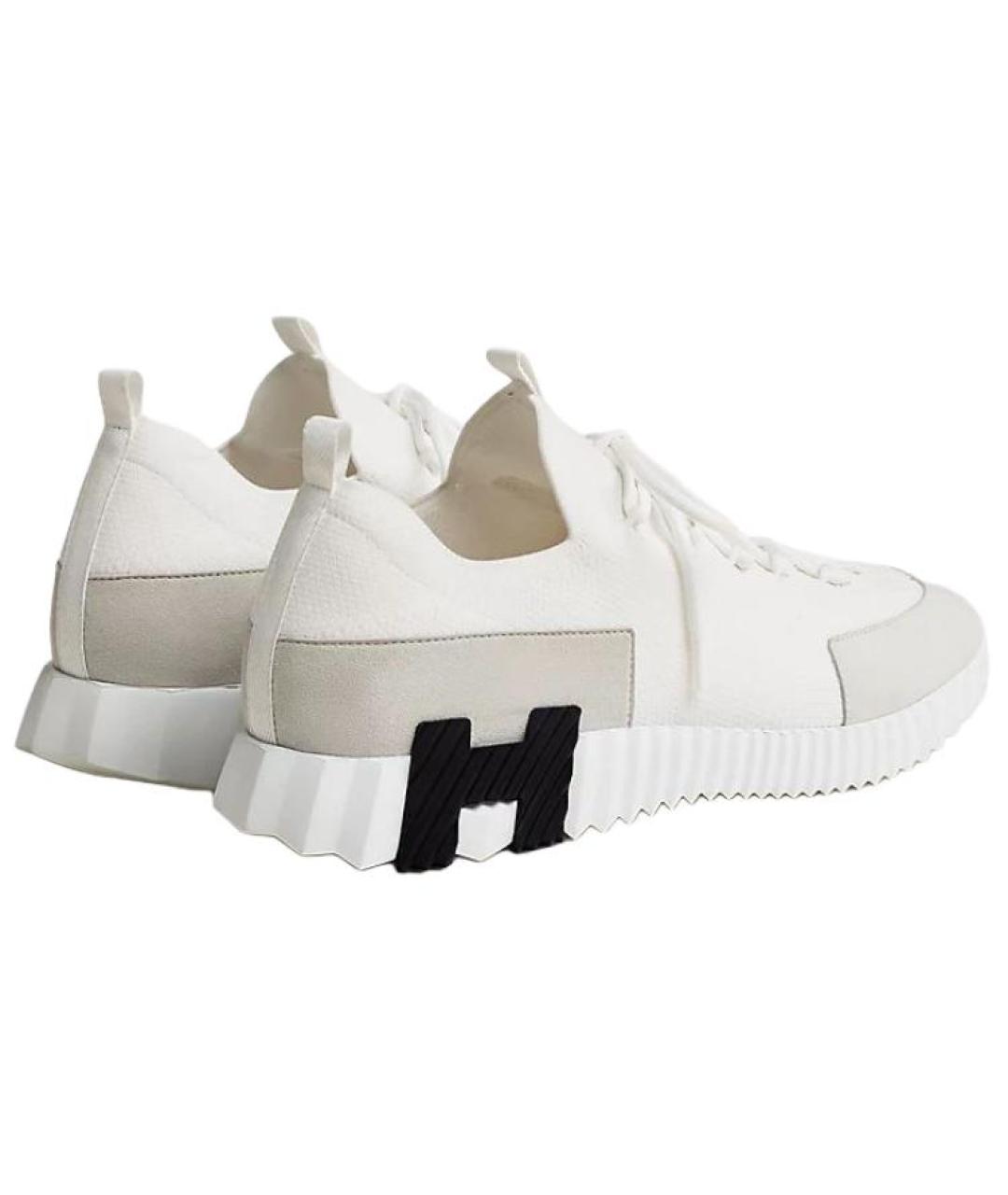 HERMES Белые низкие кроссовки / кеды, фото 4