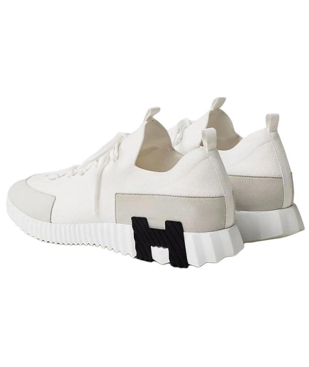 HERMES Белые низкие кроссовки / кеды, фото 3