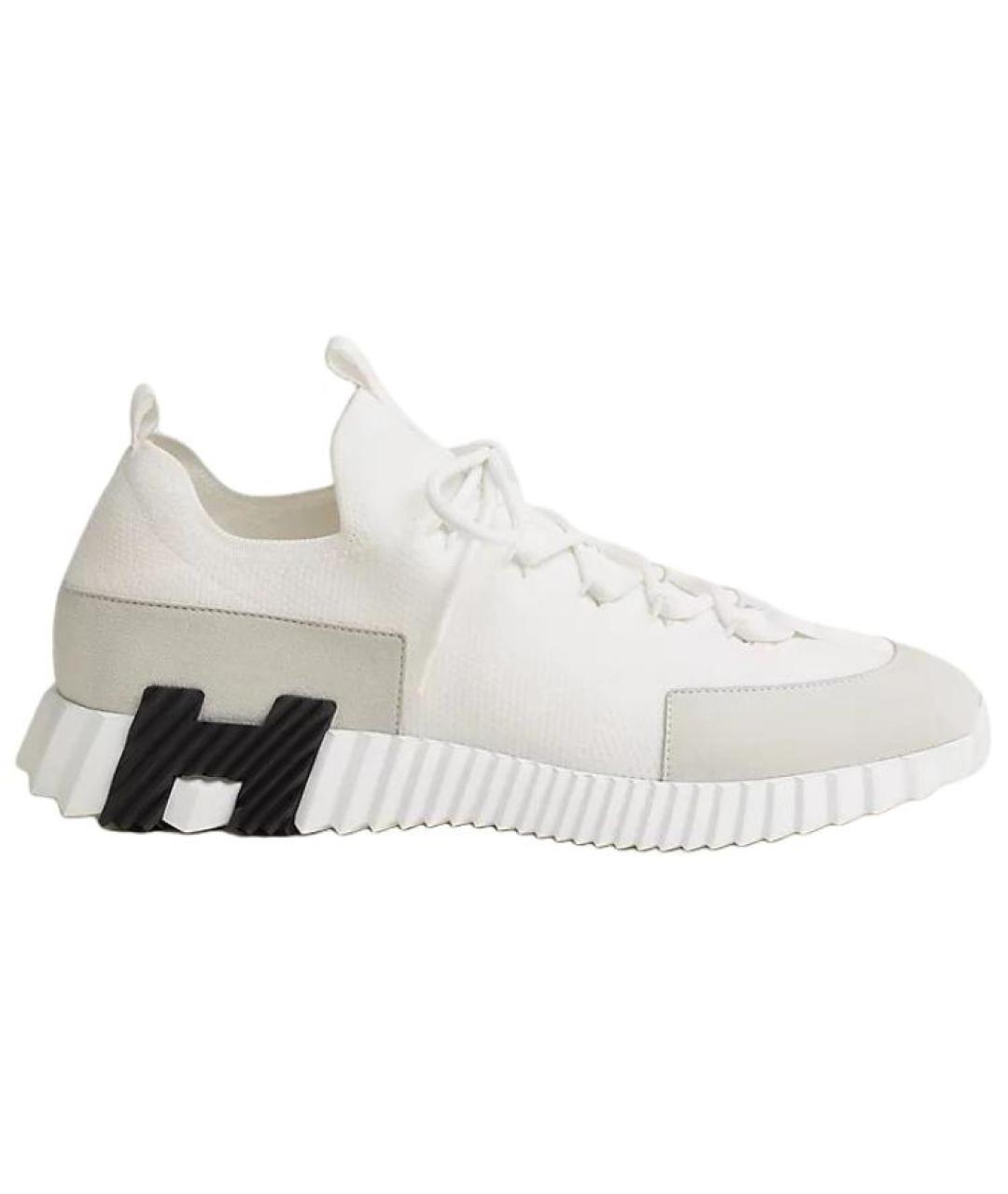 HERMES Белые низкие кроссовки / кеды, фото 1