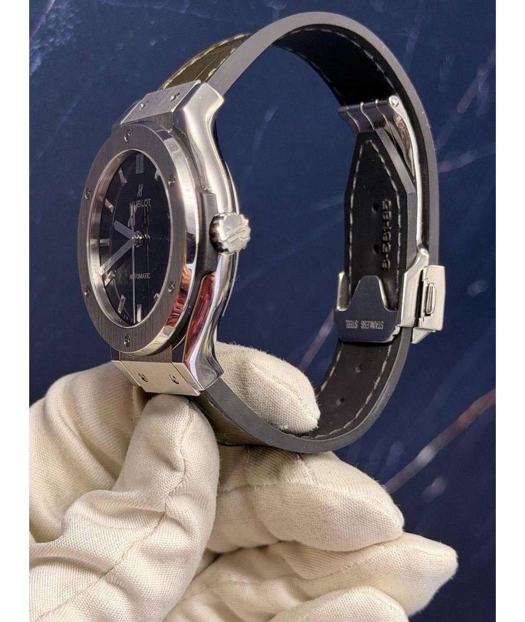 HUBLOT Хаки металлические часы, фото 5