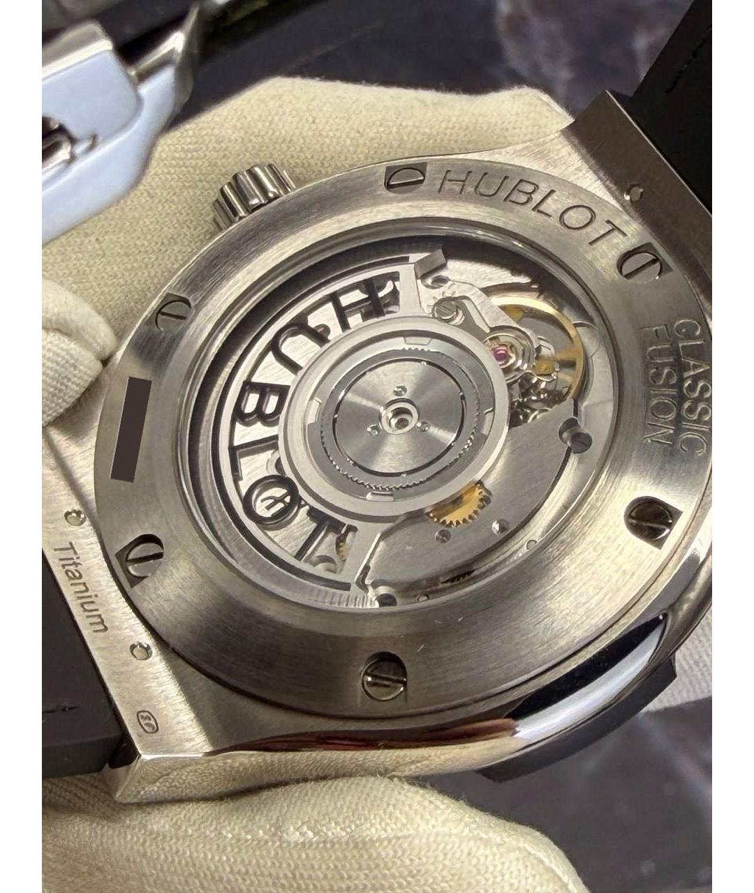 HUBLOT Хаки металлические часы, фото 6