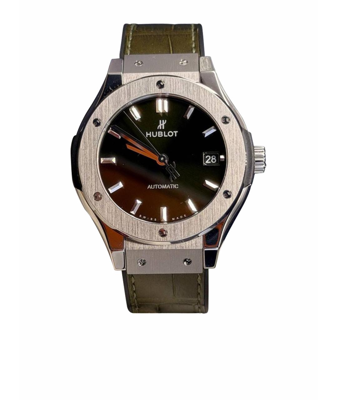 HUBLOT Хаки металлические часы, фото 1