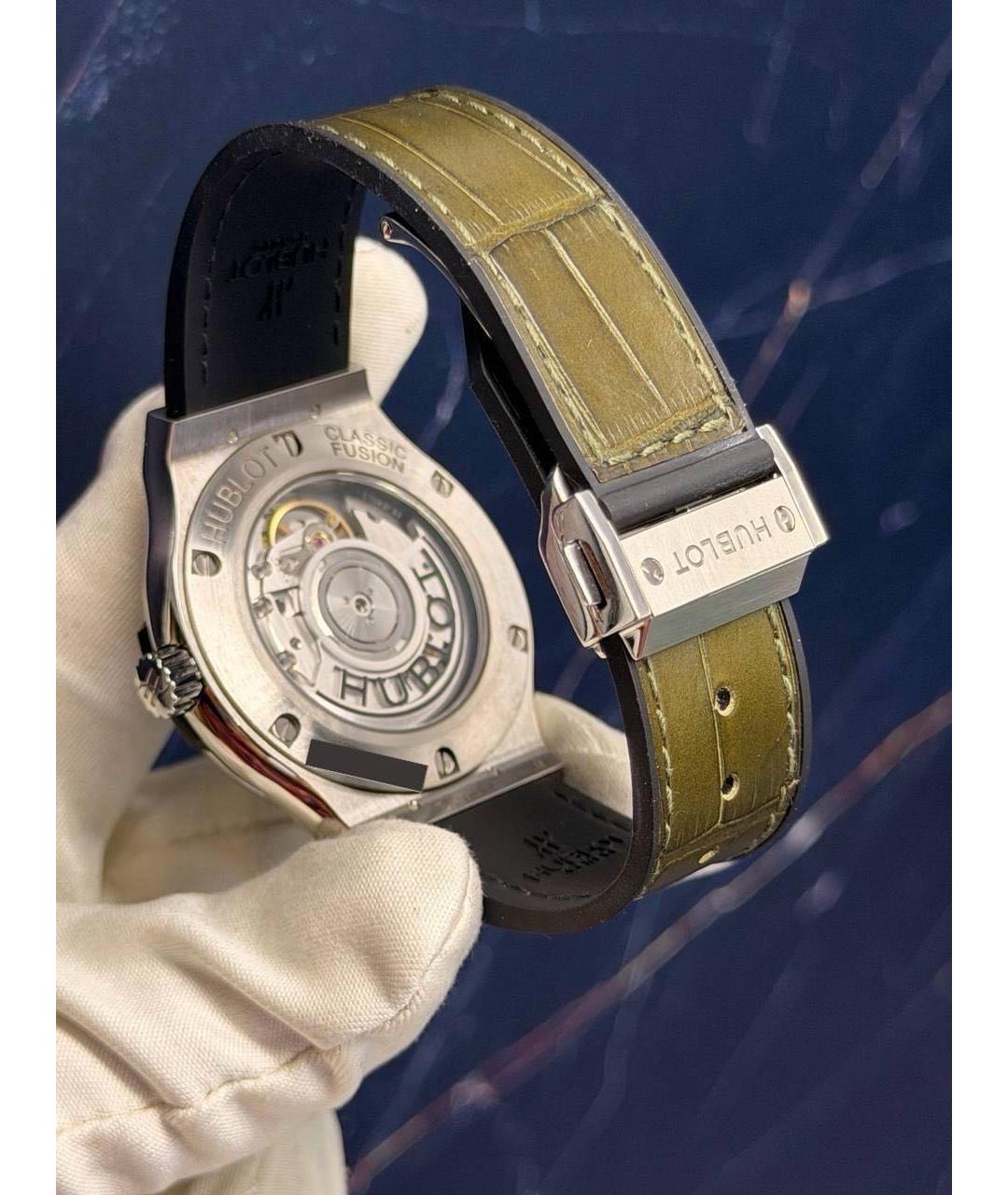 HUBLOT Хаки металлические часы, фото 7
