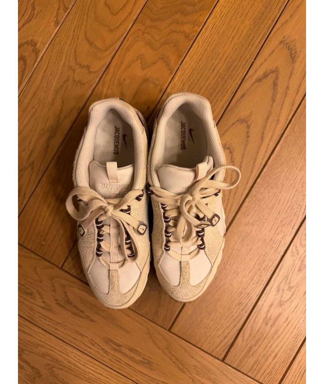 JACQUEMUS Бежевые текстильные кроссовки, фото 3