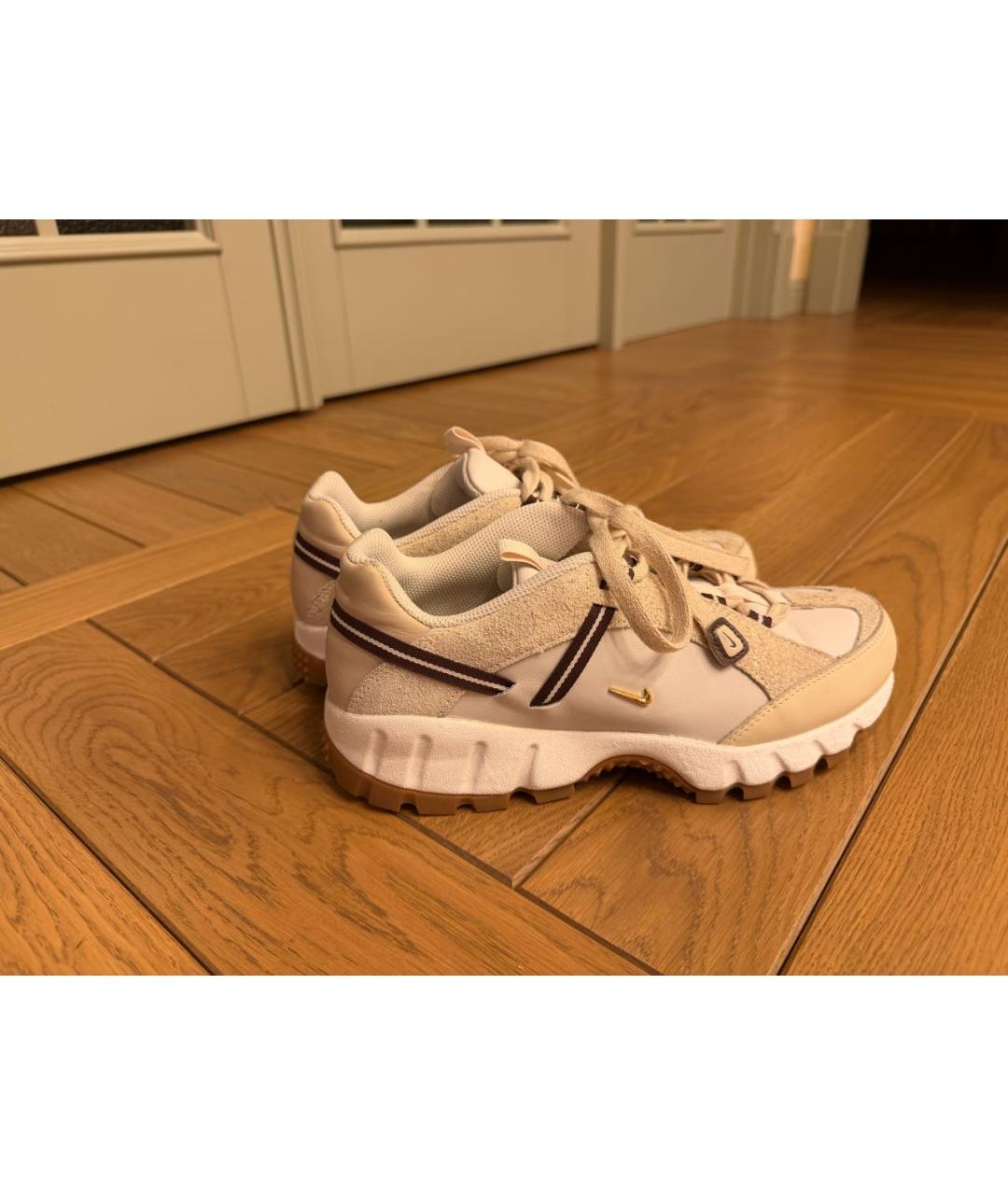 JACQUEMUS Бежевые текстильные кроссовки, фото 8