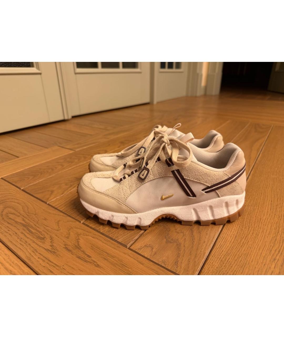 JACQUEMUS Бежевые текстильные кроссовки, фото 5