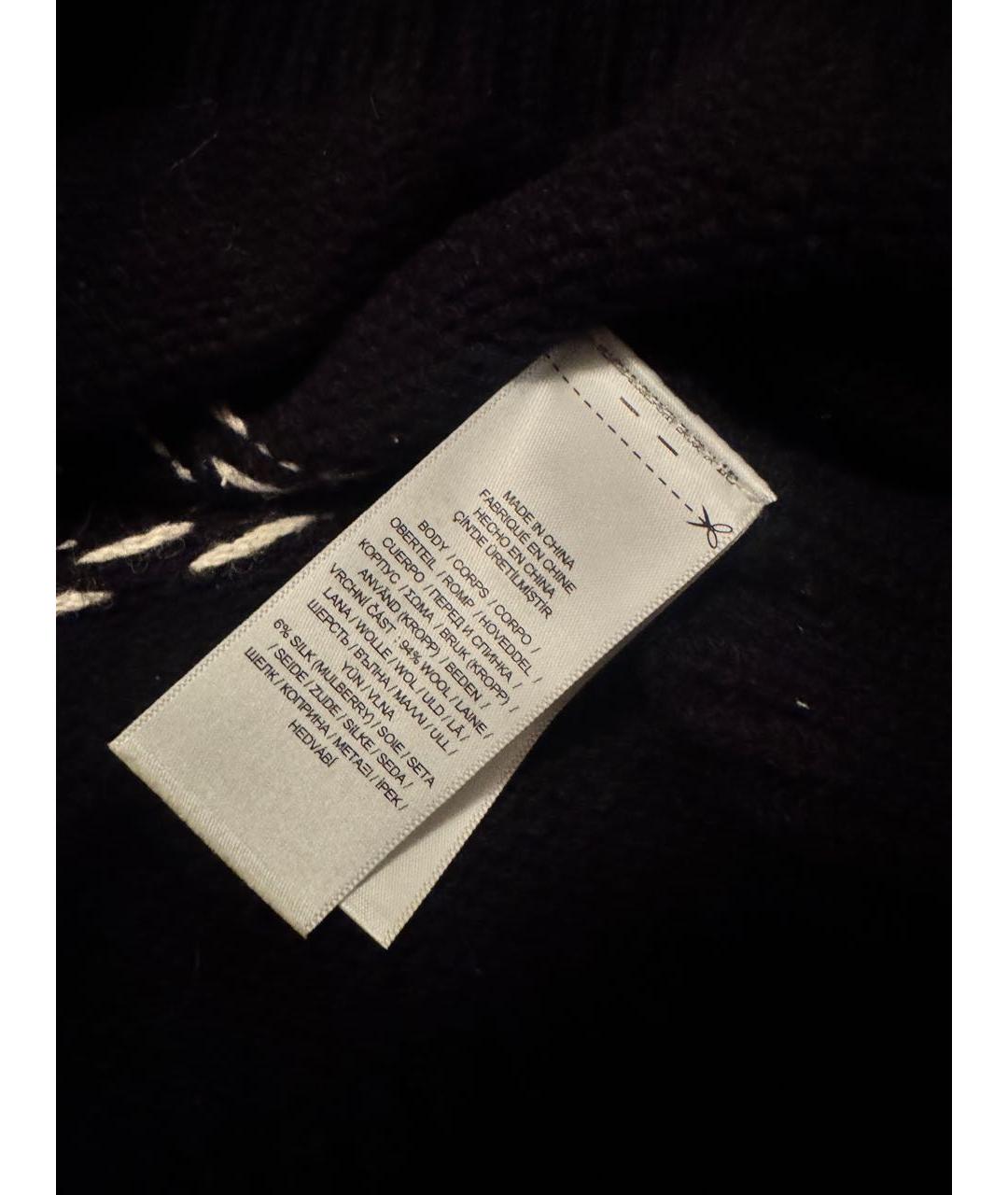 POLO RALPH LAUREN Темно-синий шерстяной джемпер / свитер, фото 6