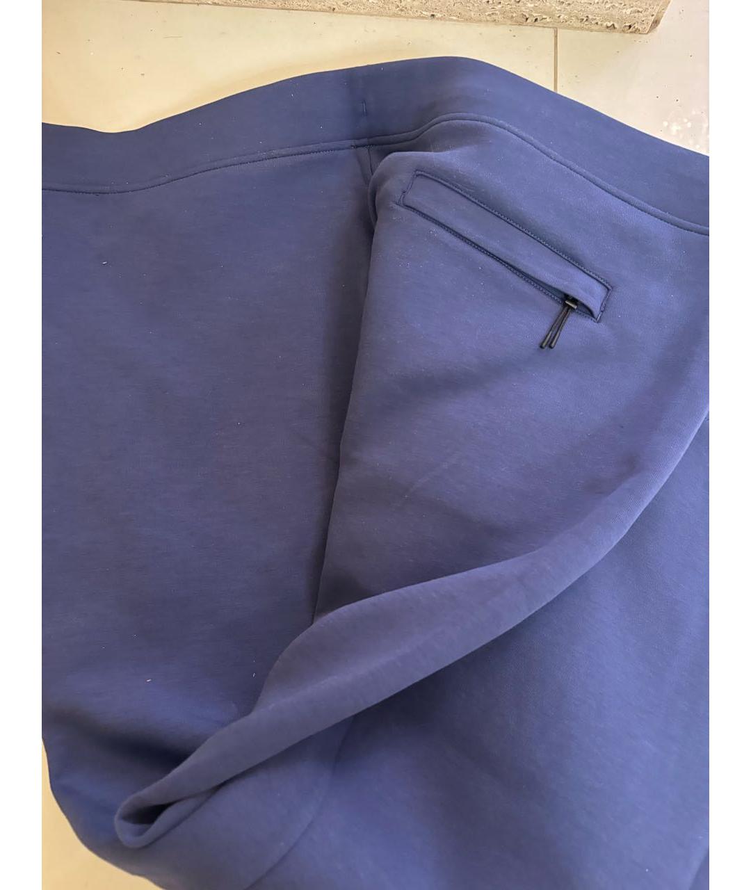 ON Синие хлопковые повседневные брюки, фото 3