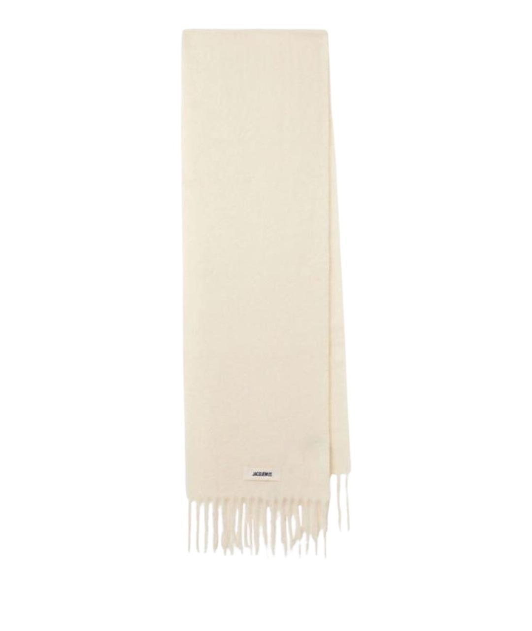 JACQUEMUS Бежевый шерстяной шарф, фото 1
